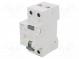 Istič RCD  Imen  25A  Irozd  30mA  Póly  1+N  230/400VAC  DIN  IP20