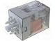 Relé  elektromagnetické  DPDT  Ucievky 110VAC  10A/250VAC  1,6kΩ