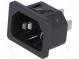 Konektor  napájacie AC  zásuvka  vidlica  10A  250VAC  IEC 60320