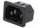 Konektor  napájacie AC  zásuvka  vidlica  10A  250VAC  IEC 60320