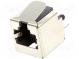 Zásuvka  RJ45  PIN  8  Usporiad.kol  8p8c  Press Fit  priamy