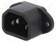 Konektor  napájacie AC  zásuvka  vidlica  10A  250VAC  IEC 60320