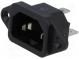 Konektor  napájacie AC  zásuvka  vidlica  10A  250VAC  IEC 60320