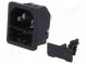 Konektor  napájacie AC  zásuvka  vidlica  10A  250VAC  IEC 60320