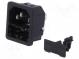 Konektor  napájacie AC  zásuvka  vidlica  10A  250VAC  IEC 60320