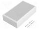 Kryt  univerzálny  X  85mm  Y  145mm  Z  37mm  s panelom  TENCLOS  ABS