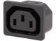 Konektor  napájacie AC  zásuvka  zásuvka  10A  250VAC  IEC 60320