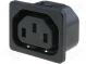 Konektor  napájacie AC  zásuvka  zásuvka  10A  250VAC  IEC 60320