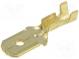 Faston  plochý  6,3mm  0,8mm  samec  0,5÷1,5mm2  krimpovacie