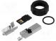 Zástrčka  USB B mini  na kábel  spájkovanie  priamy  na zaliatie