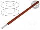 Vodič  HookUp Wire PVC  lanko  Cu  26AWG  hnedá  PVC  150V  305m