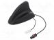 Anténa  SHARK  DAB  univerzálne  0,2m  12VDC  Øpr.mont.otv  19mm