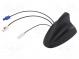 Anténa  SHARK  AM,FM,GPS  univerzálne  0,25m  12VDC