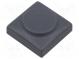 Hmatník  obdĺžnikový  šedá  polyamid  18,3x18,3mm