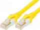 Patch cord  SF/UTP  5e  lanko  Cu  PUR LSZH  žltá  30m  26AWG  0÷60°C