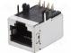 Zásuvka  RJ45  PIN  8  Kat  5  tienené  pozlátený  Usporiad.kol  8p8c