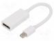 Adaptér  DisplayPort 1.1  0,15m  biela  Vlastnosti  Full HD