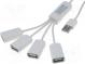 Hub USB  USB 2.0  PnP a Hot Swap  Počet portov  4  480Mbps