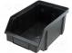 Zásobník  dielenský  čierna  polypropylén  202x314x148mm