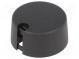 Gombík  s ukazovateľom  plast  Pr.hriad  6mm  Ø31x16mm  čierna