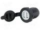 Automobilový napájací zdroj  USB A zásuvka x2  5V/2x2,1A
