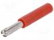 Adaptér  banánik 4mm  banán 4mm zásuvka,banánová zástrčka 4 mm