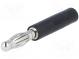 Adaptér  banánik 4mm  banán 4mm zásuvka,banánová zástrčka 4 mm