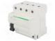 Istič RCD  Imen  63A  Irozd  30mA  Póly  4  400VAC  DIN  IP20  1÷25mm2