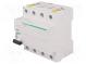 SCHNEIDER A9Z14425 Istič RCD  Imen  25A  Irozd  300mA  Póly  4  400VAC  DIN  IP20  iID
