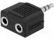 Rozdvojka  Jack 3,5mm zásuvka x2,Jack 3,5mm vidlica  stereo