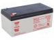 Aku  kyselinovo-olovené  12V  3,2Ah  AGM  bezúdržbový  134x67x64mm