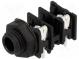 Zásuvka  Jack 6,35mm  zásuvka  mono  s dvojitým vypínačom  THT