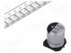 Kondenzátor  elektrolytický  SMD  47uF  25VDC  Ø6,3x8mm  1000h