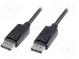 Kábel  DisplayPort 1.1a  DisplayPort vidlica,z oboch strán  2m
