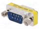 Adaptér  D-Sub 9pin vidlica,z oboch strán  prepojenie 1  1