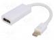 Adaptér  HDMI zásuvka,mini DisplayPort vidlica  0,15m  čierna