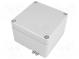 Kryt  univerzálny  X  120mm  Y  122mm  Z  81mm  ATEX  hliník  šedá
