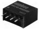 Prevodník  DC/DC  0,25W  Uvst 4,5÷5,5V  Uvýst 5VDC  Ivýst 50mA