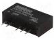 Prevodník  DC/DC  1W  Uvst 4,5÷5,5V  Uvýst 3VDC  Uvýst2 -3VDC