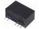 Prevodník  DC/DC  1W  Uvst 10,8÷13,2V  Uvýst 9VDC  Uvýst2 -9VDC