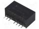 Prevodník  DC/DC  1W  Uvst 4,5÷9V  Uvýst 15VDC  Uvýst2 -15VDC
