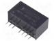 Prevodník  DC/DC  1W  Uvst 36÷75V  Uvýst 12VDC  Uvýst2 -12VDC
