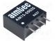 Prevodník  DC/DC  1W  Uvst 4,5÷5,5V  3,3VDC  Ivýst 300mA  SIP4