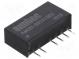 Prevodník  DC/DC  2W  Uvst 4,5÷5,5V  Uvýst 15VDC  Uvýst2 15VDC