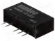 Prevodník  DC/DC  2W  Uvst 10,8÷13,2V  Uvýst 12VDC  Uvýst2 -12VDC