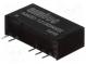 Prevodník  DC/DC  2W  Uvst 10,8÷13,2V  Uvýst 15VDC  Uvýst2 -15VDC