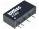 Prevodník  DC/DC  2W  Uvst 10,8÷13,2V  15VDC  Ivýst 134mA  SIP7