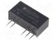 Prevodník  DC/DC  2W  Uvst 10,8÷13,2V  Uvýst 12VDC  Uvýst2 -12VDC