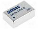 Prevodník  DC/DC  6W  Uvst 9÷36V  15VDC  Ivýst 400mA  DIP24  26g