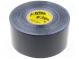Páska  opravárska  W  48mm  L  25m  Thk  0,25mm  čierna  15%  5,47N/cm